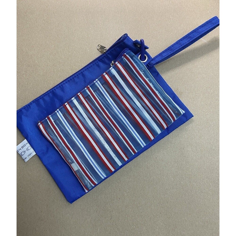 2pcs Set Mesh Toiletries Storage Bag. Make Up Organizer Bag For Travel Patriotic